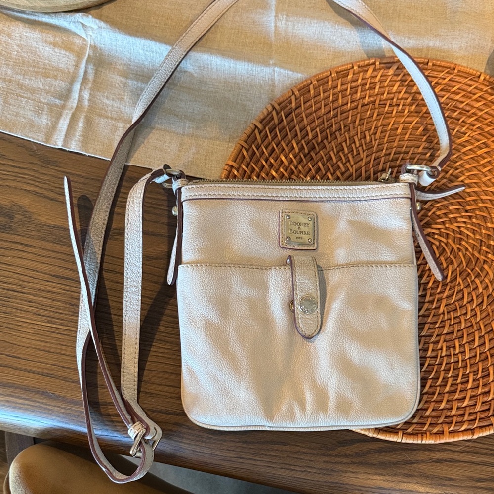 Dooney & Bourke Beige Crossbody Bag